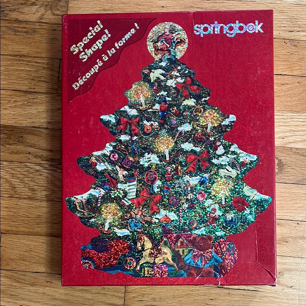 Springbok Sparkling Christmas Tree Special Shape Puzzle